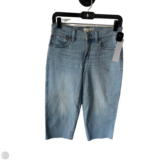 Jeans Wide Leg By Madewell In Blue Denim, Size: 4p