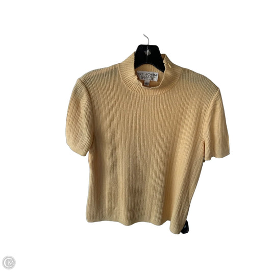 Sweater Designer By St. John In Yellow, Size: L