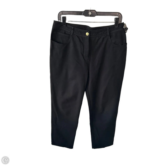 Jeans Designer By St. John In Black Denim, Size: 12