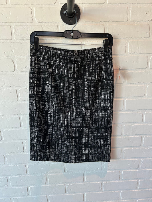 Skirt Midi By Nicole Miller In Black White, Size: 4