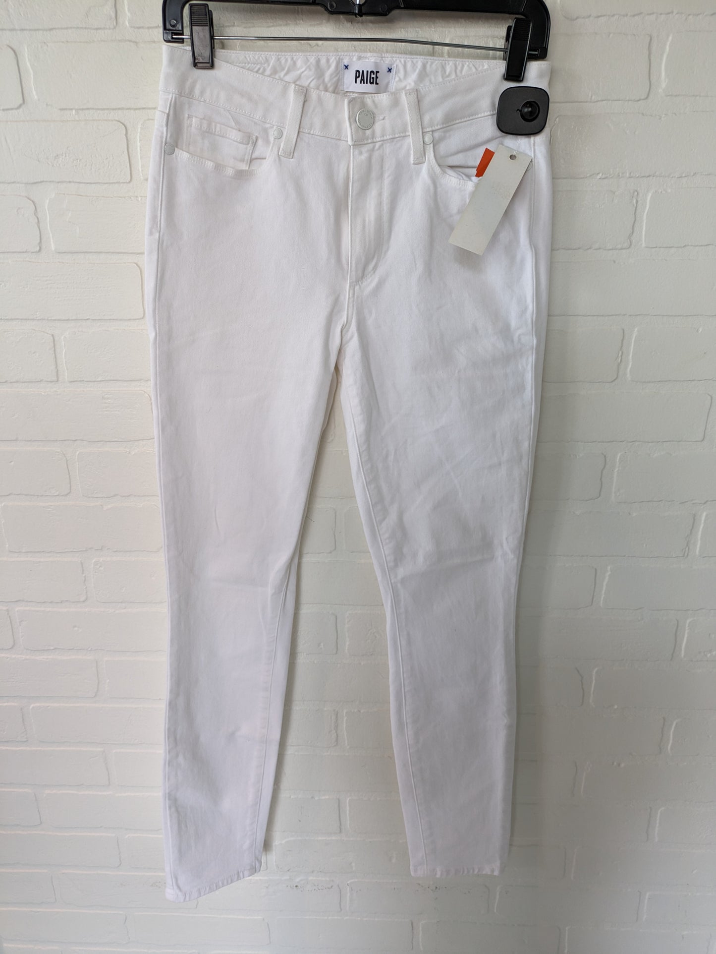 White Jeans Designer Paige, Size 4