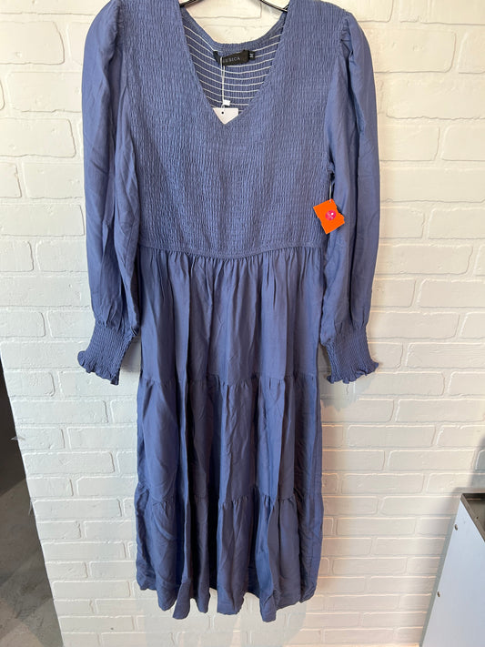 Dress Casual Midi By Clothes Mentor In Blue, Size: M