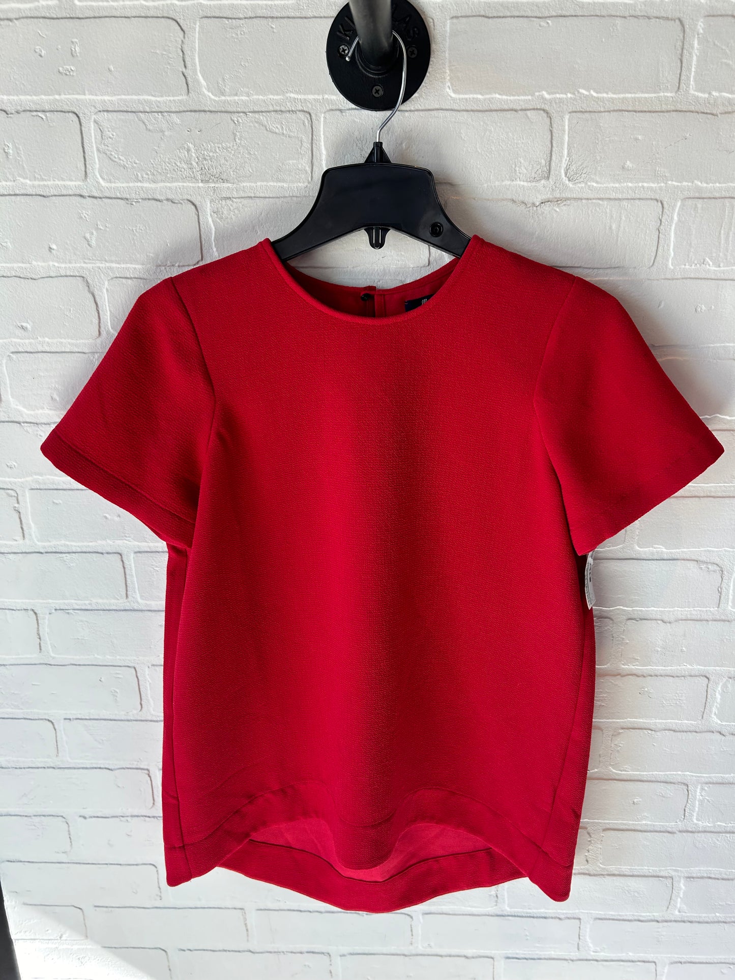 Top Short Sleeve By Madewell In Red, Size: S