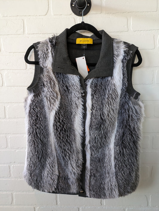 Vest Faux Fur & Sherpa By St John Collection  Size: S