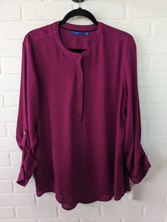 Blouse Long Sleeve By Apt 9  Size: Xl