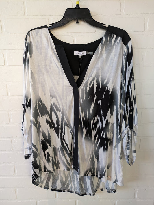 Blouse Long Sleeve By Calvin Klein  Size: 1x