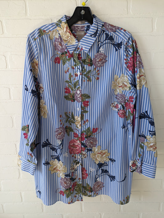 Blouse Long Sleeve By Chicos  Size: L