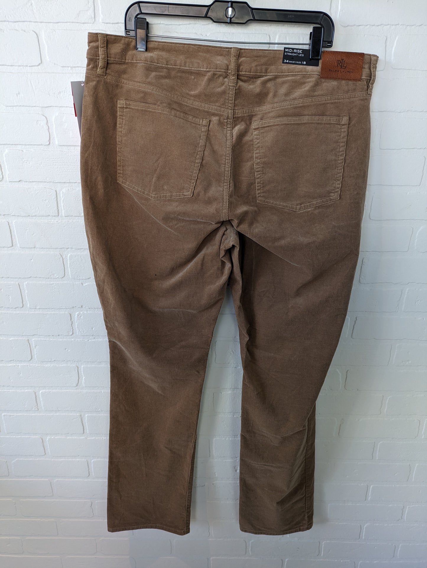 Pants Corduroy By Lauren By Ralph Lauren  Size: 18