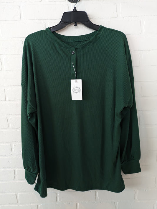 Top Long Sleeve Basic By CAMISA  Size: 1x