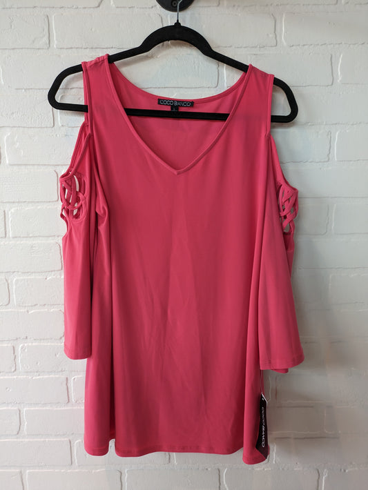 Top 3/4 Sleeve By Coco Bianco  Size: L