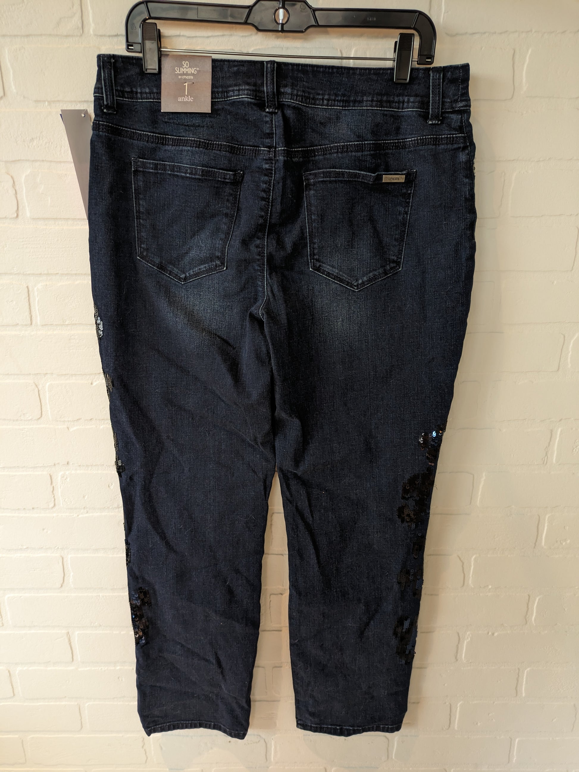 Jeans Straight By Chicos Size: 8 – Clothes Mentor Lone Tree CO #216