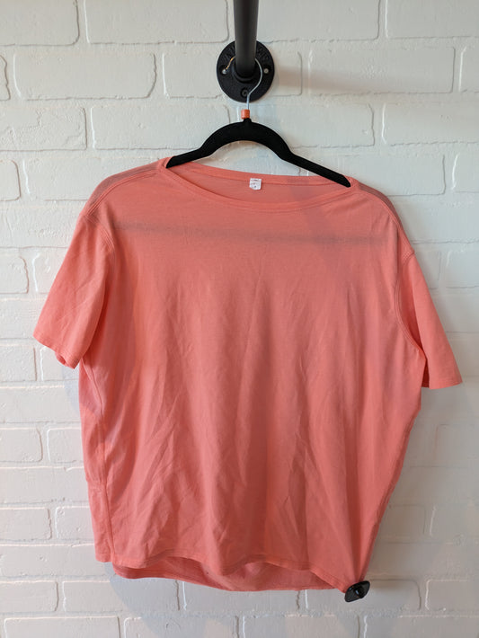 Athletic Top Short Sleeve By Lululemon  Size: S