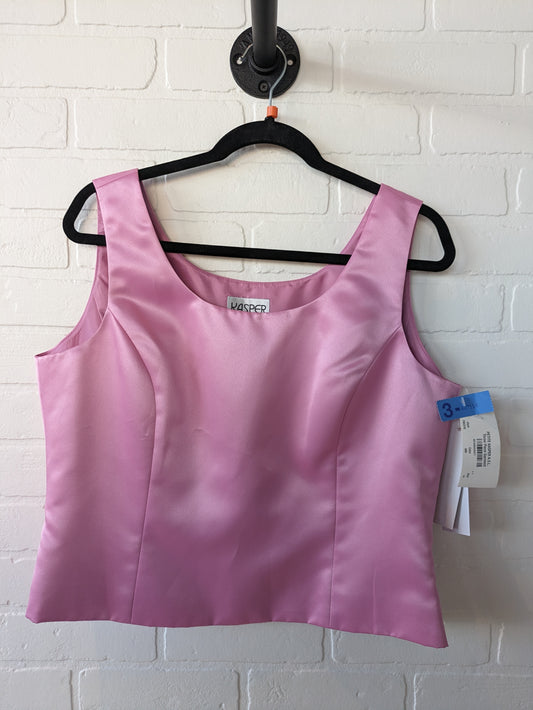 Top Sleeveless By Kasper  Size: Xl