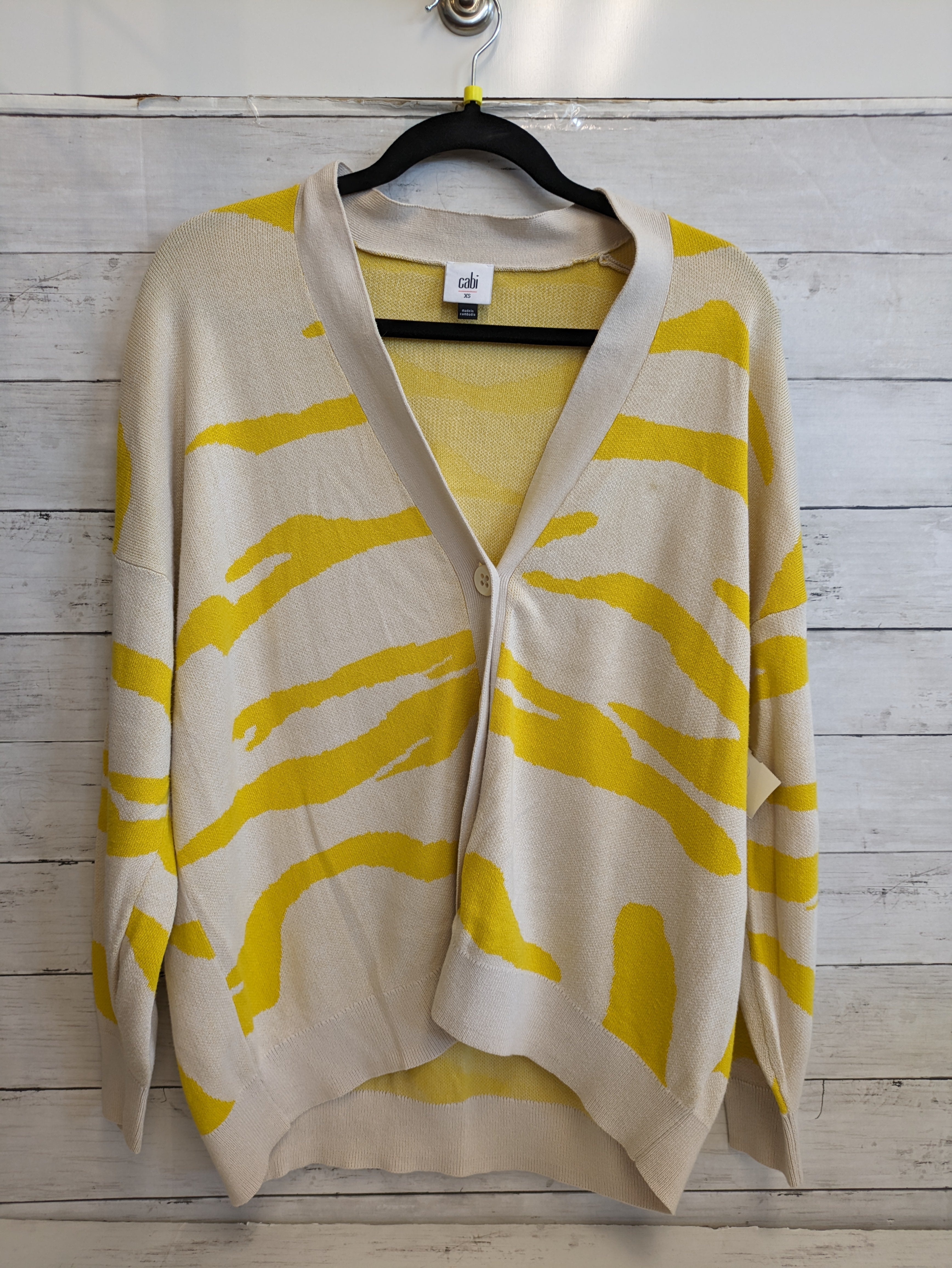 Cabi 2024 yellow sweater