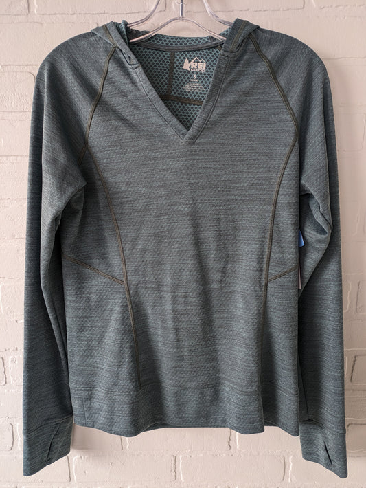 Athletic Top Long Sleeve Collar By Rei  Size: S