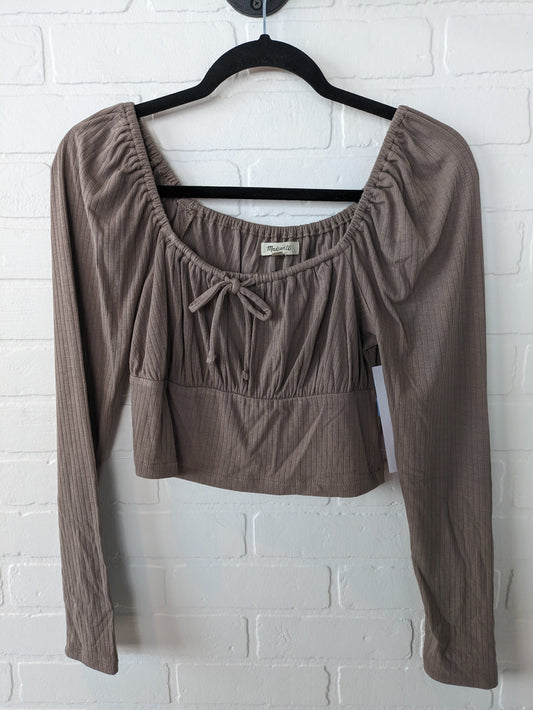 Top Long Sleeve By Madewell  Size: M