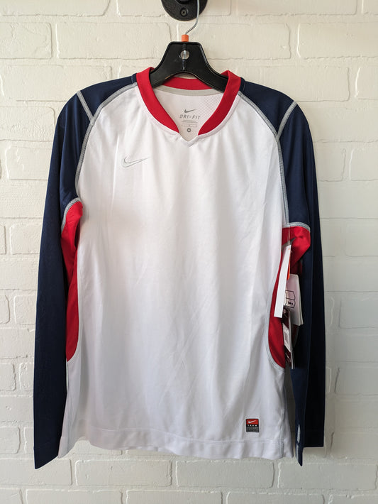 Athletic Top Long Sleeve Crewneck By Nike Apparel  Size: M
