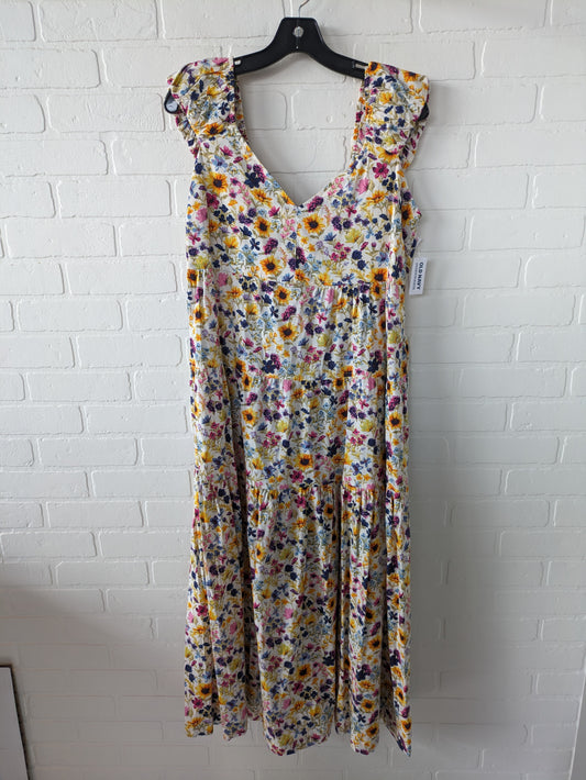 Dress Casual Midi By Old Navy  Size: L