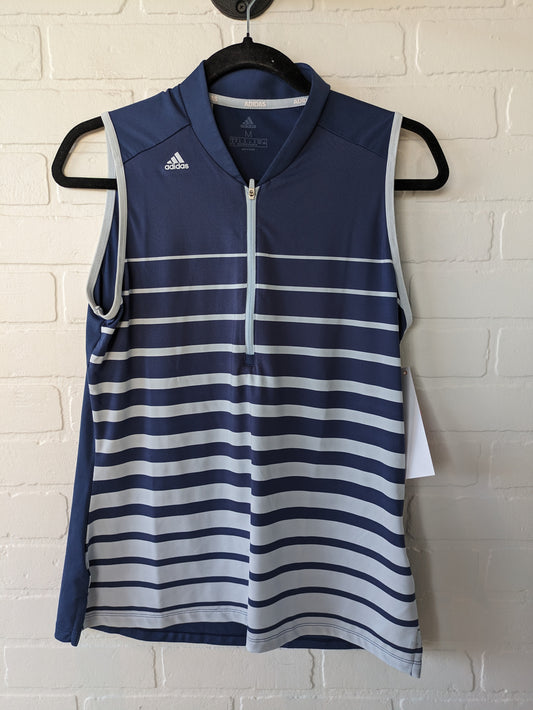 Athletic Top Short Sleeve By Adidas  Size: M